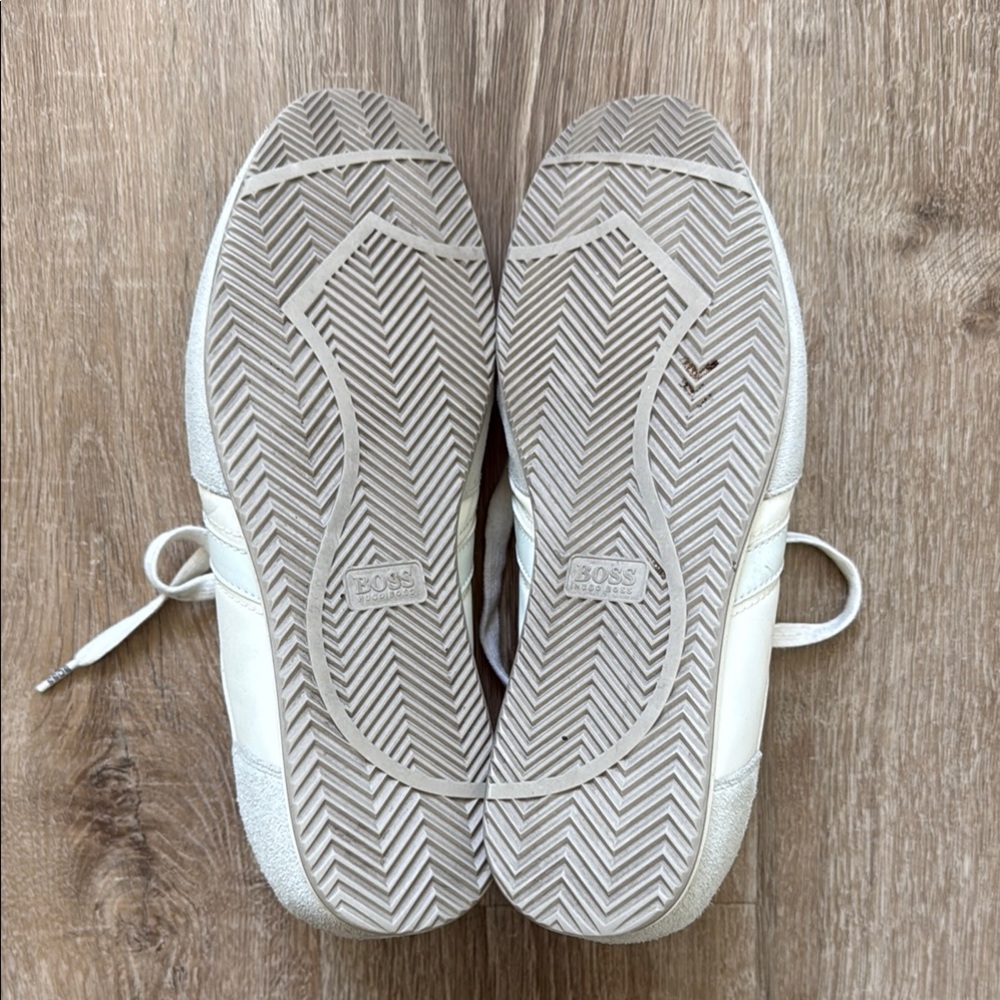 Boss White and Gray Sneakers Sleek Design - Picture 4 of 5